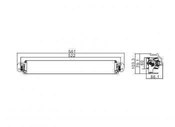 11 999 р. Фара дальнего света РИФ 150W LED РИФ sm-171-150a  с доставкой в г. Керчь. Увеличить фотографию 2