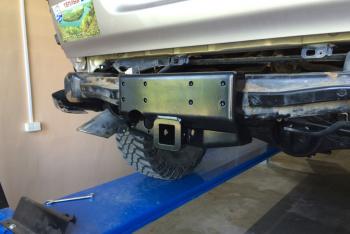 22 979 р. Фаркоп РИФ в штатный задний бампер Toyota Land Cruiser 200 (без шара и переходника) РИФ rif200-30003  с доставкой в г. Керчь. Увеличить фотографию 2