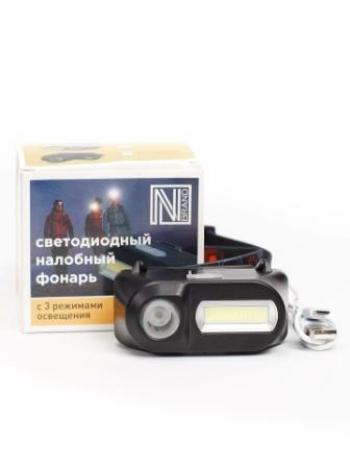 599 р. Фонарь налобный аккумуляторный NNBrand матричный светодиод ДВ-NNBrand nnbl-1804  с доставкой в г. Керчь. Увеличить фотографию 3