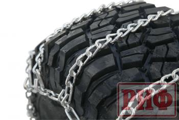 14 729 р. Цепи противоскольжения РИФ Грузовик "лесенка" 25 мм, 11.00R22,5, 29575R22,5 (к-т 2 шт.) РИФ rif18-0-0002247  с доставкой в г. Керчь. Увеличить фотографию 1