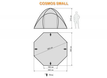 41 849 р. Шатер автомат Maverick Cosmos small khaki (хакижелто-горчичный) Maverick Tent m-km-010  с доставкой в г. Керчь. Увеличить фотографию 3