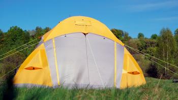 56 999 р. Шатер автомат Maverick Cosmos Thermal - под отопление (желто-серый) Maverick Tent m-t-yg-010  с доставкой в г. Керчь. Увеличить фотографию 18