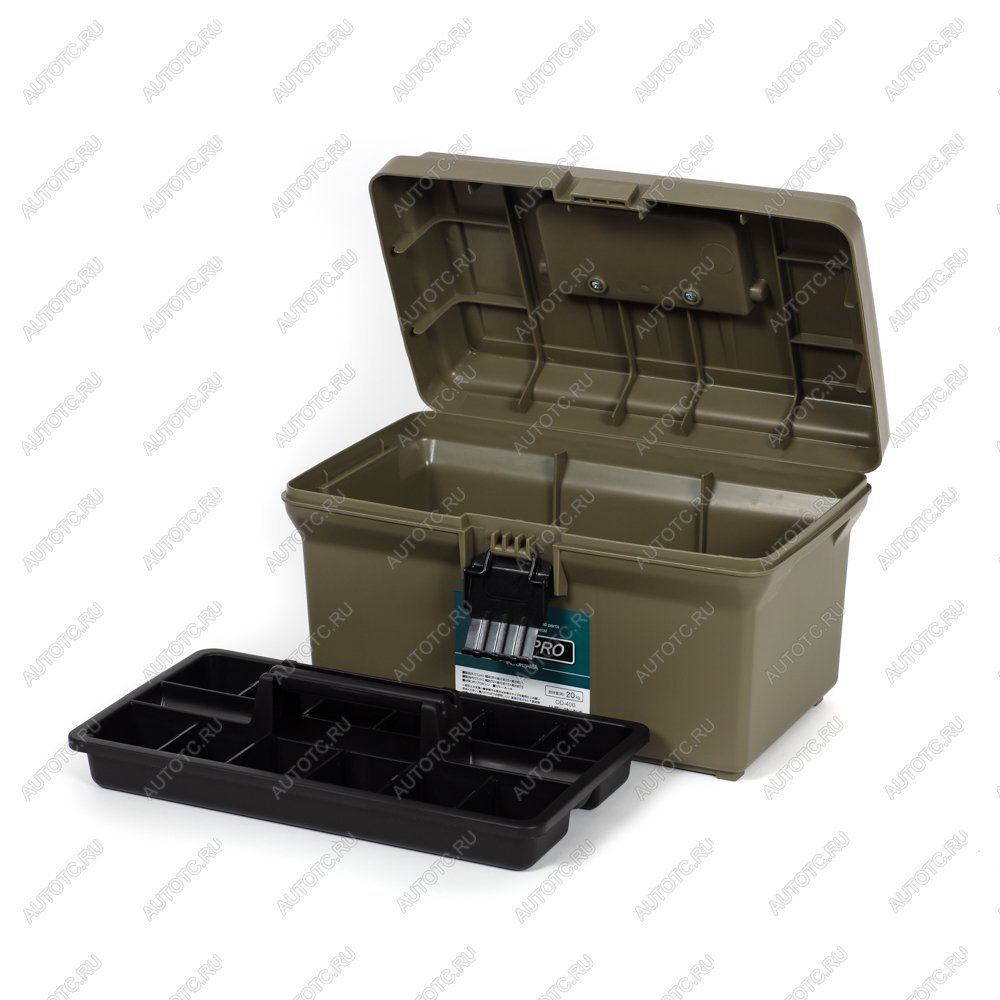 2 419 р. Ящик для инструмента IRIS HARDPRO 400 Хаки IRIS OHYAMA od-400kh-hp  с доставкой в г. Керчь