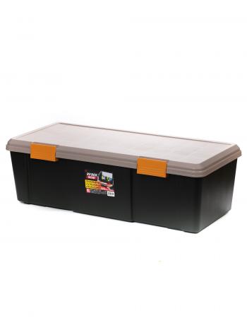 5 399 р. Ящик экспедиционный IRIS RV BOX 900D ORCHERBLACK 60 л 90x40x28 см IRIS OHYAMA rv900do  с доставкой в г. Керчь. Увеличить фотографию 1