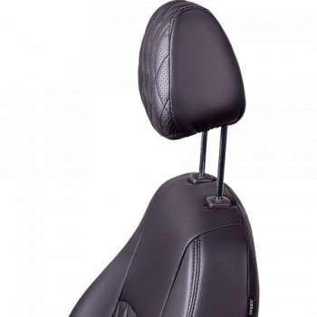 9 449 р. Комплект чехлов сидений (РЗС 60/40 3Г Илана+Орегон) Турин РОМБ Lord Autofashion  Chery Tiggo 4 (2017-2020) дорестайлинг (черный, вставка черная, строчка черная)  с доставкой в г. Керчь. Увеличить фотографию 3