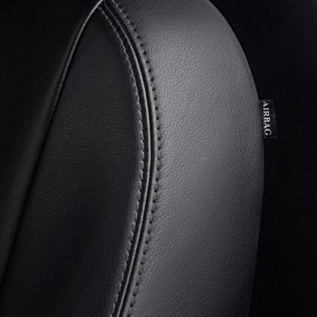 9 449 р. Комплект чехлов сидений (РЗС 60/40 3Г Илана+Орегон) Турин РОМБ Lord Autofashion  Chery Tiggo 4 (2017-2020) дорестайлинг (черный, вставка черная, строчка черная)  с доставкой в г. Керчь. Увеличить фотографию 4