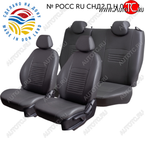 5 799 р. Комплект чехлов сидений (Экокожа ИЛАНА+ОРЕГОН)  Chevrolet Aveo T250 хэтчбек 5 дв рестайлинг (2006-2011)  с доставкой в г. Керчь