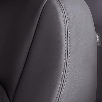 6 949 р. Комплект чехлов для сидений (РЗС 60/40 2Г Илана+Орегон) ТУРИН СТ Lord Autofashion  Chevrolet Lanos  T100 (2002-2017) седан (серый, вставка серая, строчка серая)  с доставкой в г. Керчь. Увеличить фотографию 8