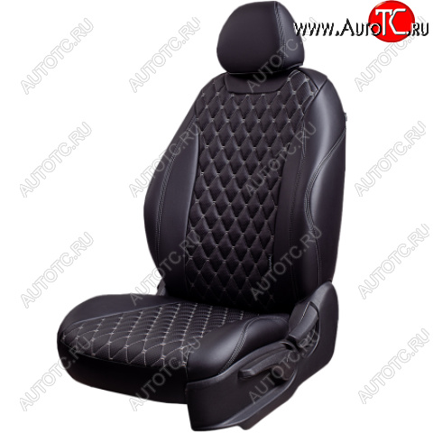 10 299 р. Комплект чехлов для сидений (РЗСиС 60/40 Орегон) БАЙРОН Lord Autofashion  Chevrolet Niva  2123 (2002-2020) дорестайлинг, рестайлинг (черный, вставка черная, строчка темно-серая)  с доставкой в г. Керчь