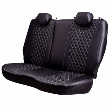 10 299 р. Комплект чехлов для сидений (РЗСиС 60/40 Орегон) БАЙРОН Lord Autofashion  Chevrolet Niva  2123 (2002-2020) дорестайлинг, рестайлинг (черный, вставка черная, строчка темно-серая)  с доставкой в г. Керчь. Увеличить фотографию 5
