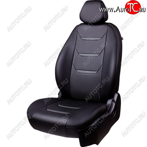 7 999 р. Комплект чехлов для сидений (РЗСиС 60/40 Орегон) ТУРИН-2 Lord Autofashion  Chevrolet Niva  2123 (2002-2020) дорестайлинг, рестайлинг (черный, вставка черная+серая, строчка серая)  с доставкой в г. Керчь