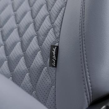 11 899 р. Комплект чехлов для сидений (РЗС 40/60 3Г Орегон) БАЙРОН, Lord Autofashion  KIA Ceed  3 CD (2018-2025) универсал, хэтчбэк (серый, вставка серая, строчка темно-серая)  с доставкой в г. Керчь. Увеличить фотографию 2