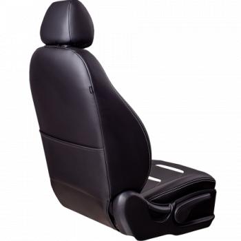 6 999 р. Комплект чехлов для сидений (РЗСиС 60/40 3Г Орегон) ТУРИН-2 Lord Autofashion Лада Калина 1119 хэтчбек (2004-2013) (черный, вставка черная+белая, строчка белая)  с доставкой в г. Керчь. Увеличить фотографию 2