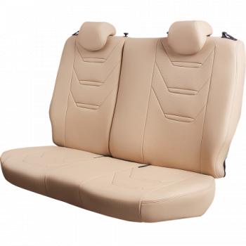 7 999 р. Комплект чехлов для сидений (РЗС 60/40+подлок. 3Г Орегон) ТУРИН-2 Lord Autofashion  Nissan Qashqai  2 (2013-2022) J11 дорестайлинг, J11 рестайлинг (бежевый, вставка бежевая, строчка бежевая)  с доставкой в г. Керчь. Увеличить фотографию 6
