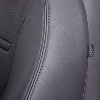 6 999 р. Комплект чехлов для сидений (РЗС 60/40+подлок. 3Г Орегон) ТУРИН-2 Lord Autofashion  Nissan Qashqai  2 (2013-2022) J11 дорестайлинг, J11 рестайлинг (серый, вставка серая, строчка серая)  с доставкой в г. Керчь. Увеличить фотографию 2