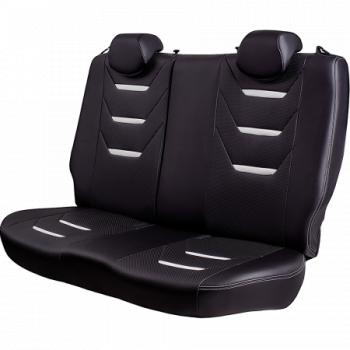 6 999 р. Комплект чехлов для сидений (РЗС 60/40+подлок. 3Г Орегон) ТУРИН-2 Lord Autofashion  Nissan Qashqai  2 (2013-2022) J11 дорестайлинг, J11 рестайлинг (черный, вставка черная+белая, строчка белая)  с доставкой в г. Керчь. Увеличить фотографию 5