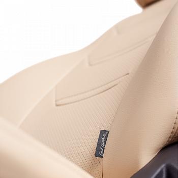 6 999 р. Комплект чехлов для сидений (РЗС 60/40+подлок. 3Г Орегон) ТУРИН-2 Lord Autofashion  Nissan Tiida  1 седан (2007-2014) C11 дорестайлинг, C11 рестайлинг (бежевый, вставка бежевая, строчка бежевая)  с доставкой в г. Керчь. Увеличить фотографию 2