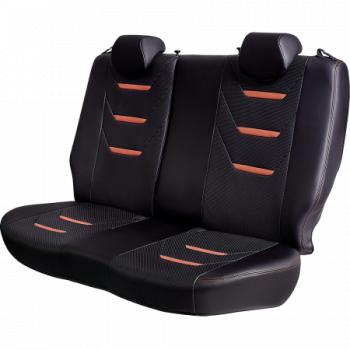 7 999 р. Комплект чехлов для сидений (РЗС 40/60 3Г Орегон) ТУРИН-2 Lord Autofashion  Opel Astra  J (2009-2015) хэтчбек 5 дв. дорестайлинг, седан рестайлинг (черный, вставка черная+коричневая, строчка коричневая)  с доставкой в г. Керчь. Увеличить фотографию 6