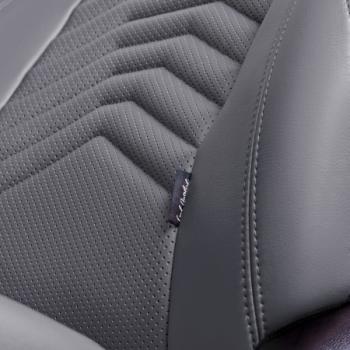 18 699 р. Комплект чехлов для сидений (РЗС Орегон) БАЙРОН ст ПРЕЗИДЕНТ Lord Autofashion  Nissan Terrano  D10 (2013-2016), Renault Duster  HS (2010-2015) (серый, вставка серая+темно-серая, строчка темно-серая)  с доставкой в г. Керчь. Увеличить фотографию 7
