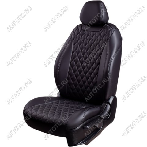 11 899 р. Комплект чехлов для сидений (к. Drive РЗС 60/40 3Г Орегон) БАЙРОН ст БАЙРОН Lord Autofashion  Renault Duster  HM (2021-2024) рестайлинг (черный, вставка черная, строчка черная)  с доставкой в г. Керчь