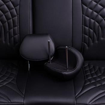 16 799 р. Комплект чехлов для сидений (к.Drive РЗС 60/40 3Г Орегон) БАЙРОН ст ЖУК Lord Autofashion  Renault Duster  HM (2021-2024) рестайлинг (черный, вставка черная, строчка темно-серая)  с доставкой в г. Керчь. Увеличить фотографию 10