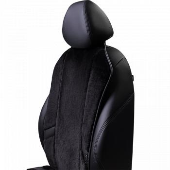 16 777 215 р. Накидка на сиденье (1 место Р. 77 натур. мех) Меховая Lord Autofashion   (шоколад 12 мм, строчка черная)  с доставкой в г. Керчь. Увеличить фотографию 8
