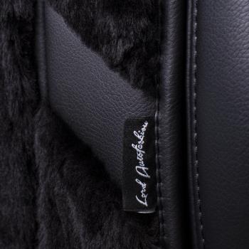 16 777 215 р. Накидка на сиденье (1 место Р. 77 натур. мех) Меховая Lord Autofashion   (шоколад 12 мм, строчка черная)  с доставкой в г. Керчь. Увеличить фотографию 9