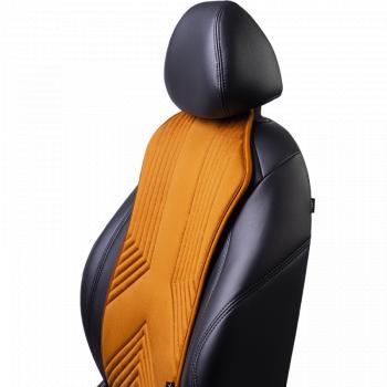 2 599 р. Накидка на сиденье (1 место Афины) ЛЮКС ст ВАН ВЭЙ Lord Autofashion   (бронза, строчка светло-коричневая)  с доставкой в г. Керчь. Увеличить фотографию 4