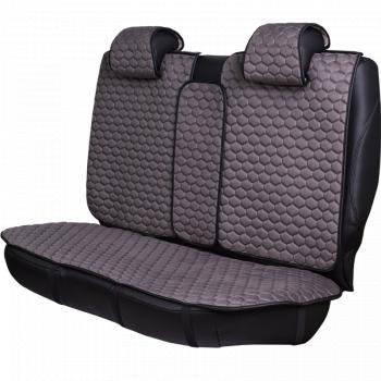 6 749 р. Накидка на сиденье (5 мест Афины) ТЕЙЛОР ст СОТА Lord Autofashion   (графит, строчка серая)  с доставкой в г. Керчь. Увеличить фотографию 2