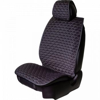 6 749 р. Накидка на сиденье (5 мест Афины) ТЕЙЛОР ст СОТА Lord Autofashion   (черный, строчка бежевая)  с доставкой в г. Керчь. Увеличить фотографию 4