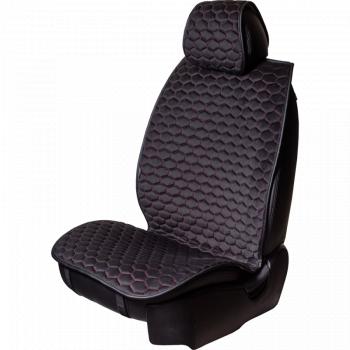 6 749 р. Накидка на сиденье (5 мест Афины) ТЕЙЛОР ст СОТА Lord Autofashion   (черный, строчка красная)  с доставкой в г. Керчь. Увеличить фотографию 2