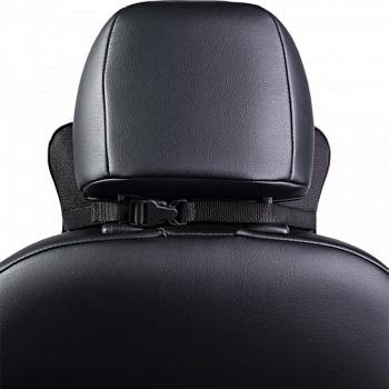 329 р. Подушка-косточка (жаккард) Lord Autofashion   (черный, строчка Ромб 3D серая)  с доставкой в г. Керчь. Увеличить фотографию 6
