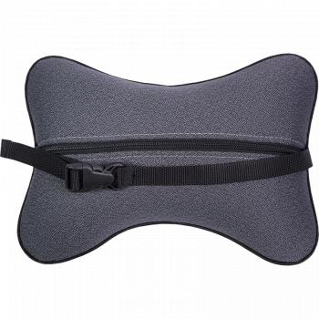 329 р. Подушка-косточка (жаккард) Lord Autofashion   (черный, строчка Сеул серая)  с доставкой в г. Керчь. Увеличить фотографию 7
