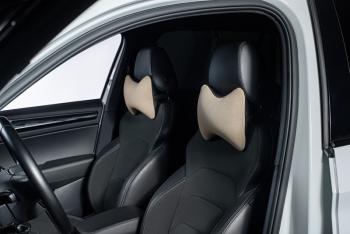 339 р. Подушка-косточка (Илана+Орегон) Lord Autofashion   (бежевый, строчка бежевая)  с доставкой в г. Керчь. Увеличить фотографию 3