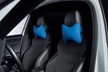 339 р. Подушка-косточка (Илана+Орегон) Lord Autofashion   (синий, строчка синяя)  с доставкой в г. Керчь. Увеличить фотографию 5
