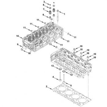 199 р. Болт ГБЦ ISF 3.8 4940194 CUMMINS 0313  с доставкой в г. Керчь. Увеличить фотографию 2