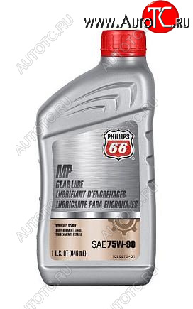 969 р. Масло трансмиссионное Phillips 66 MP GEAR LUBE 75W90 0.946 L CUMMINS 14625  с доставкой в г. Керчь