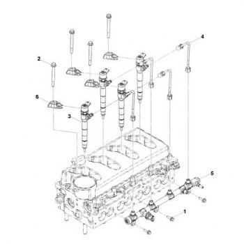 Форсунка топливная Bosch ISF 2.8 (Евро 3) 0445110376  0445110594 CUMMINS 0242