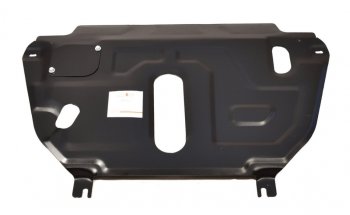 3 499 р. Защита картера двигателя и КПП (V-2,0; 2,4, установка на пыльник) ALFECO Geely Emgrand X7 дорестайлинг (2011-2015) (Сталь 2 мм)  с доставкой в г. Керчь. Увеличить фотографию 2