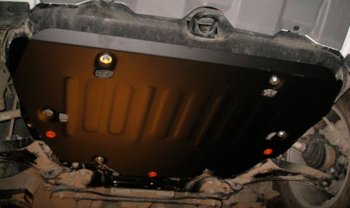 Защита картера двигателя и КПП ALFECO Land Rover Freelander  L359 (2006-2012) дорестайлинг, 1-ый рестайлинг (Алюминий 3 мм)