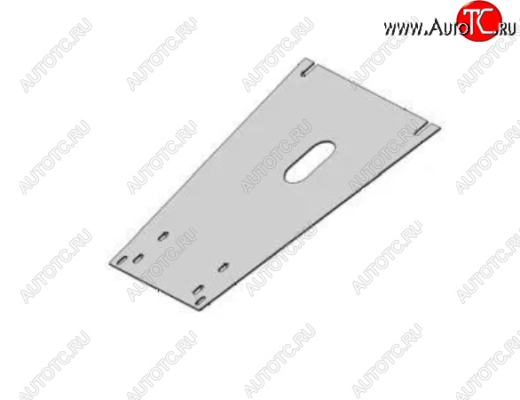 6 399 р. Защита картера двигателя (V-2,0D) Alfeco  JAC N35 (2019-2025) (Алюминий 3 мм)  с доставкой в г. Керчь
