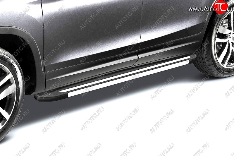 20 499 р. Комплект алюминиевых порогов Arbori Luxe Black длина 1600мм без крепежа Arbori allbdl1600  с доставкой в г. Керчь