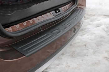 1 579 р. Накладка на задний бампер Вариант 2 для Renault Duster I 2010-2014, шагрень  Рено Дастер Русская Артель nrd-025702  с доставкой в г. Керчь. Увеличить фотографию 1