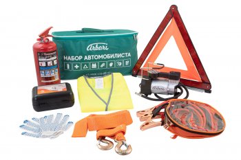 6 599 р. Автомобильный набор ARBORI Extra (Basic + трос 5 т, компрессор 35 л, провода) Arbori afek.extra.01  с доставкой в г. Керчь. Увеличить фотографию 1