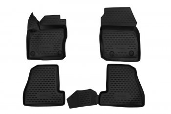 719 р. Коврики в салон FORD Focus 3, 042011-2015, 2015- 4 шт. (полиуретан)  Форд Фокус Element orig.1751152  с доставкой в г. Керчь. Увеличить фотографию 1