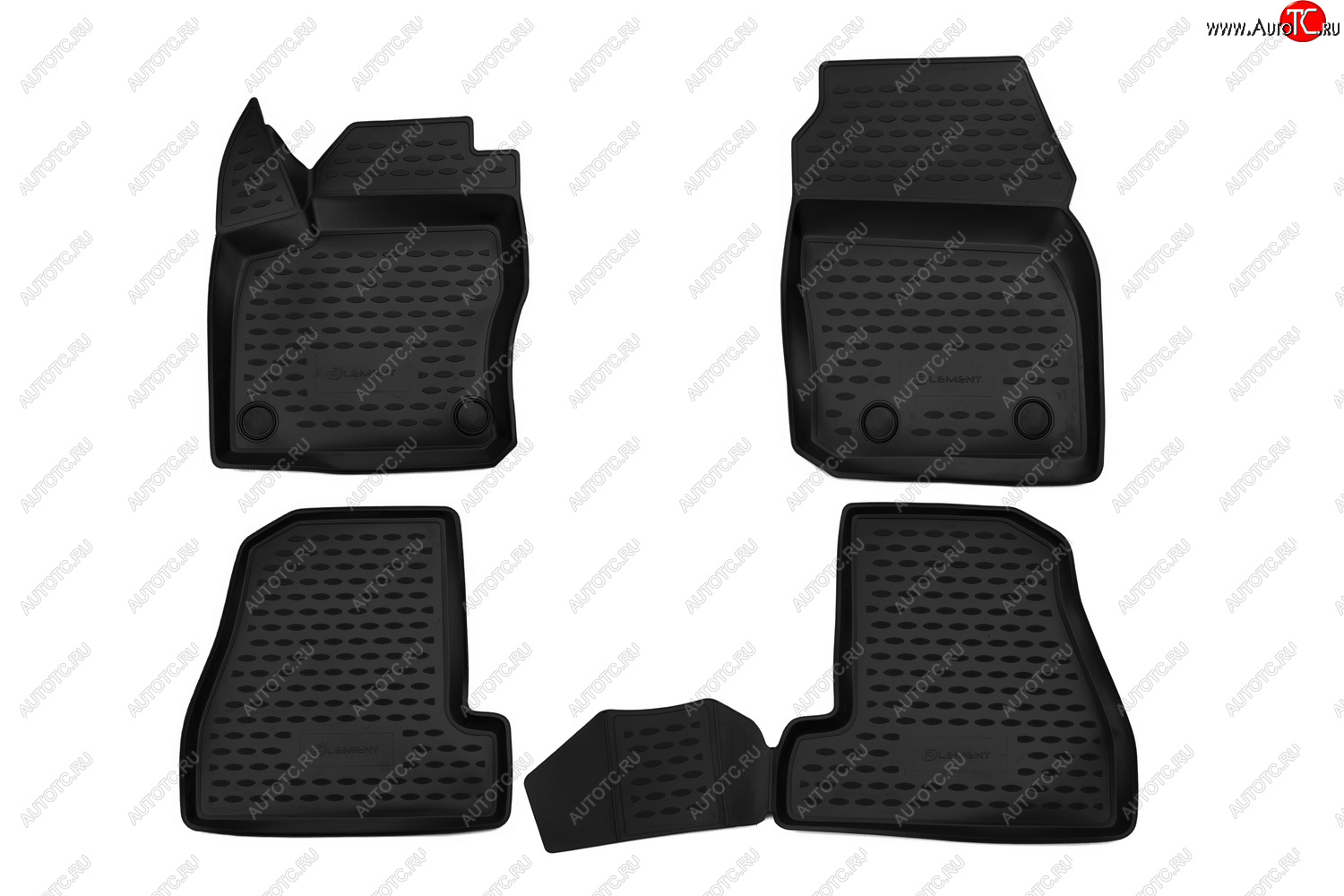719 р. Коврики в салон FORD Focus 3, 042011-2015, 2015- 4 шт. (полиуретан)  Форд Фокус Element orig.1751152  с доставкой в г. Керчь