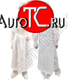 829 р. Халат одноразовый, спанбонд, белый Autofamily afsz03.038  с доставкой в г. Керчь