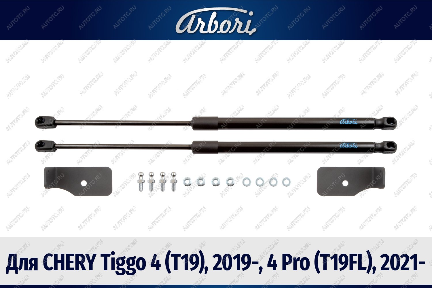 3 499 р. Упоры капота для CHERY Tiggo 4 (T19), 2019-, 4 Pro (T19FL), 2021-, к-т 2 шт  Черри Тигго 4 Arbori arbori.hd.017101  с доставкой в г. Керчь