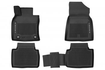 2 499 р. Всесезонные ковры в салонAll Weather Floor Mats TOYOTA Camry 2017-2021, 2021-, чёрн., 4 шт.  Тойота Камри TOYOTA pw21006003  с доставкой в г. Керчь. Увеличить фотографию 1