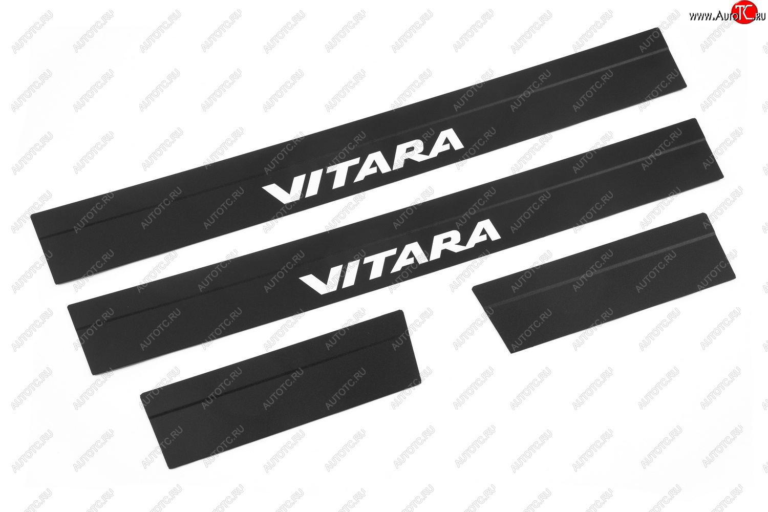 2 169 р. Накладка на внутренние пороги Suzuki Vitara, к-т 4 шт. Черные  Сузуки Сх4 SUZUKI 990nn-54p00-000  с доставкой в г. Керчь